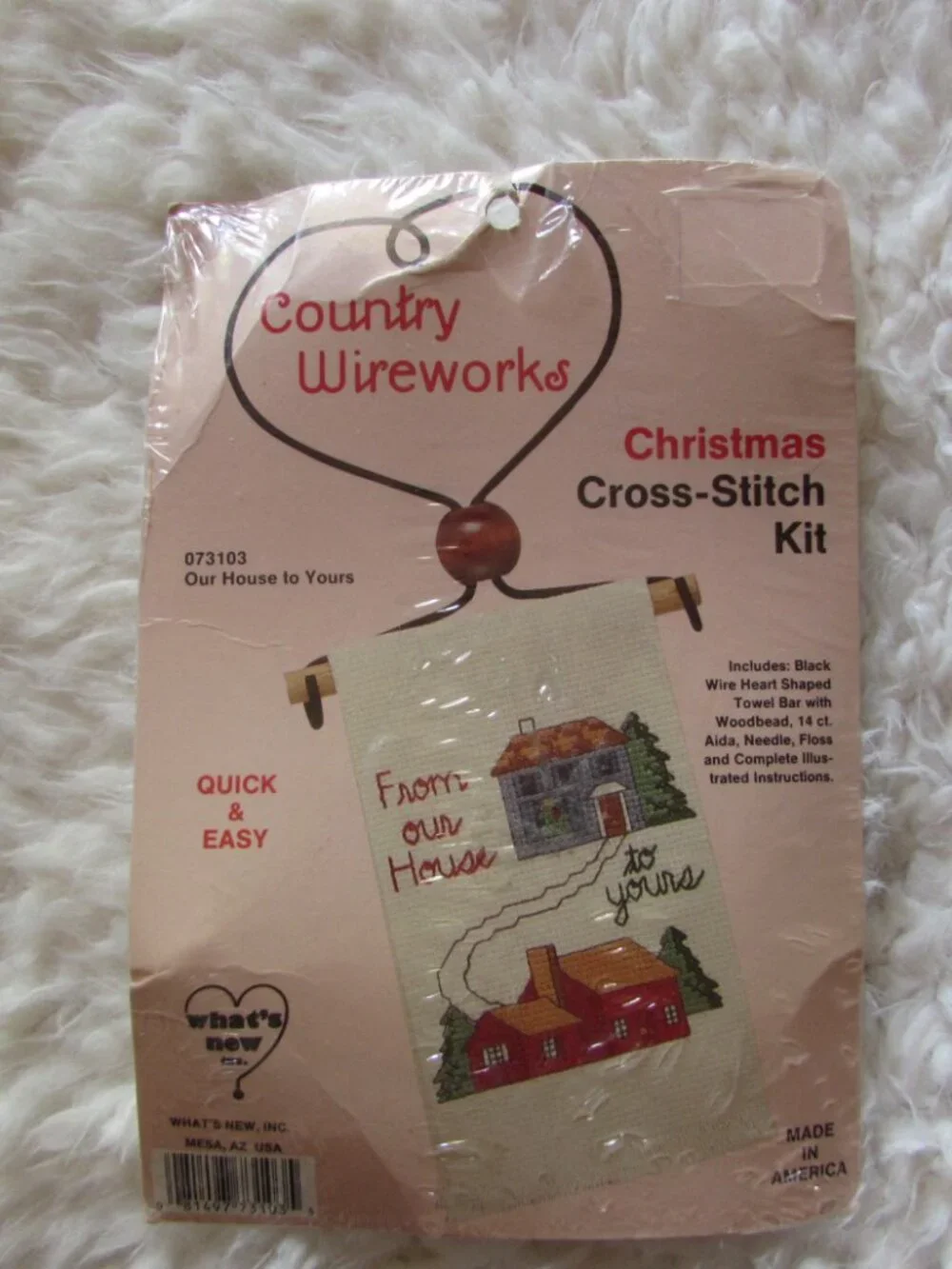 Country Wireworks Christmas Cross-Stitch Kit 073103 Our House to Yours